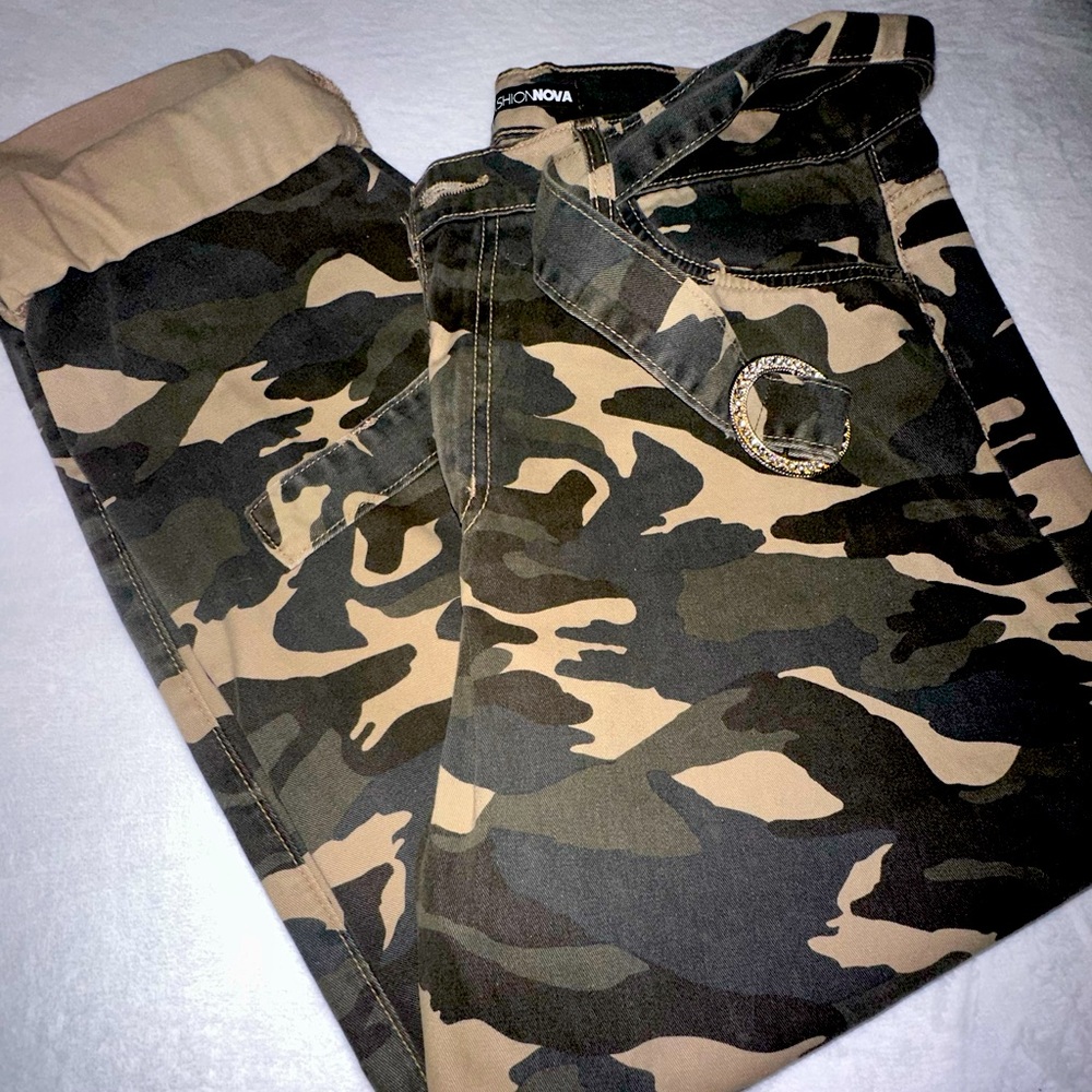 Camo Pants from Fashion Nova!